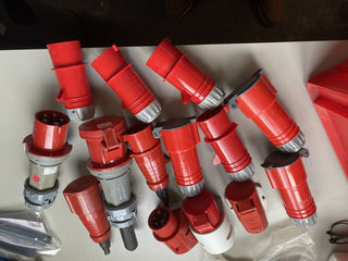 14x MENNEKES Industriestecker CEE-Stecker Posten Konvolut 16A / 32A GEBRAUCHT1