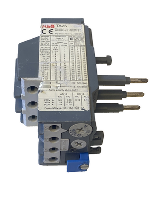 ABB TA25 DU 25 Thermisches Überlastrelais 18-25A Motorschutzrelais Gebraucht0