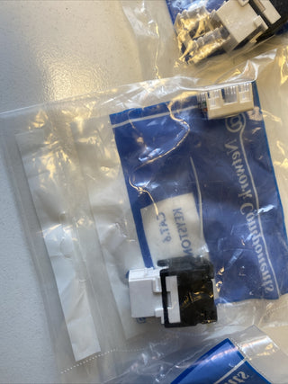 7x Rohs Cat 6 Keystone Jack RJ454