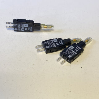 3x  ZB6EB4B Lampenfassung, ZB6, rot Integral LED, 12-24 V4