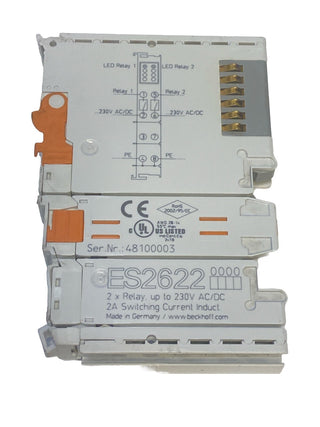 Beckhoff ES2622 | 2-Kanal-Relais-Ausgangsklemme (EtherCAT)1