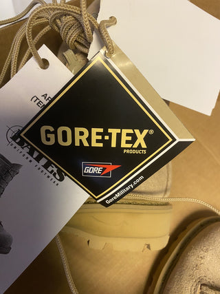 Bates 03-D-0321 US Army Desert Tan Wildleder Segeltuch Schnürung Kampfstiefel 47