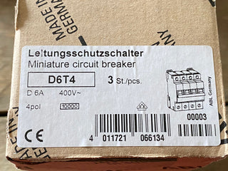 ABL Sursum D6T4 Leitungsschutzschalter, Sicherungsautomat 400V1