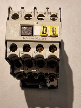 Hilfsschütz Moeller DIL R40-+ 31DIL Spule 24 Volt DC Hz 7 NO + 1 NC (2)#10