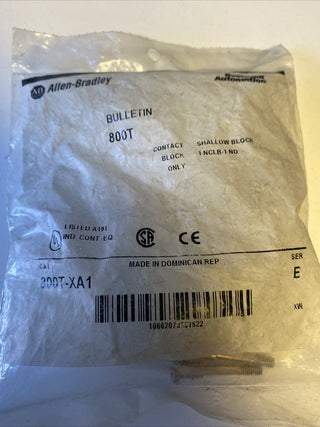 Allen Bradley 800T Kontaktblock, , 1 Wechsler, Schraubanschluss 800T-XA12