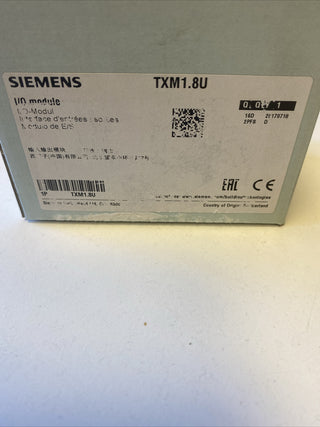 Siemens Desigo TXM1.8U Universalmodul – 8 Datenpunkte – NEU & OVP1