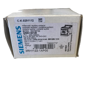 SIEMENS Hilfsschütz 3RH1122-1AP00 | 230V 50/60Hz | 6A | 2N0+2NC0