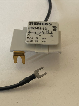 6x Siemens Überspannungsbegrenzer 3TX7402-3G Varistor AC 24-48V DC 24-70V4