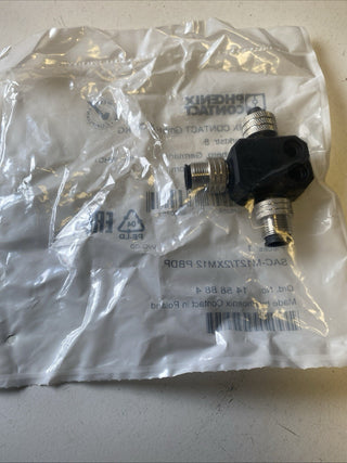 Phoenix Contact 1458884 T-Verteiler SAC-M12T/2XM12 PBDP PROFIBUS M12 NEU & OVP
