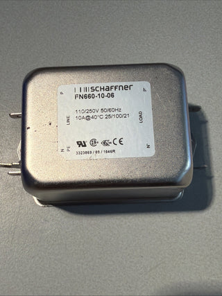 1x Schaffner FN660-10/06 Einphasen-Netzfilter 10A Entstörfilter GEBRAUCHT0