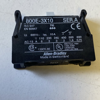 10x Allen Bradley 800E-3X10 Ser.a Contact Block1