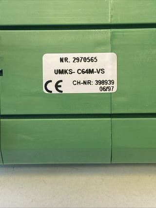 Phoenix Contact UMKS-C64M-VS Übergabemodul 64-polig 2970565 | Gebraucht4