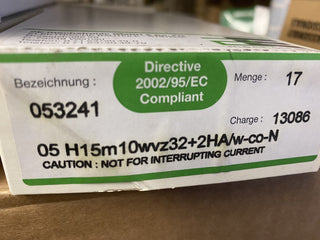 17x 2E mechatronic DIN Steckverbinder H15m10wvz32+2HA/w-co-N (Art. 053241) – NEU1