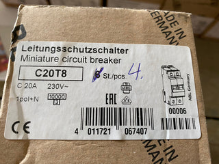 ABL Sursum C20T8 Leitungsschutzschalter, Sicherungsautomat 230V1