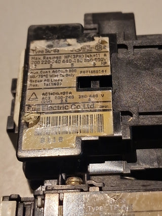 Fuji Electric SC-03 (11) Magnetschütz + TR-0N/3 Überlastrelais (0,8-1,2A) | Gebr6