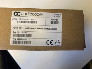 AudioCodes FRU/M800C-PS Netzteil AC für Mediant 800C – NEU & OVP2