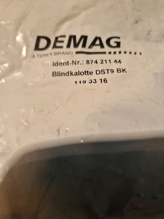 DEMAG Blindkalotte DST9 BK Steuerschalter Füllstück Ident-Nr. 87421144 OVP NEU2