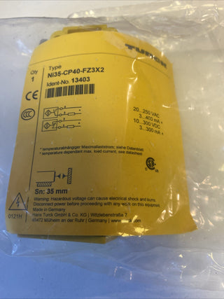 Turck NI35-CP40-FZ3X2 Induktiver Sensor – Neu0