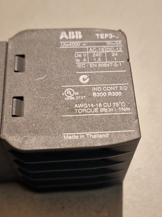 ABB TEF5-ON elektronischer Zeitblock 1SBN020312R1000 Zeitrelais Aufsatz Gebrauch5