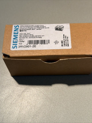5x Siemens 3RV2901-2E Hilfsschalter Für 3RV0
