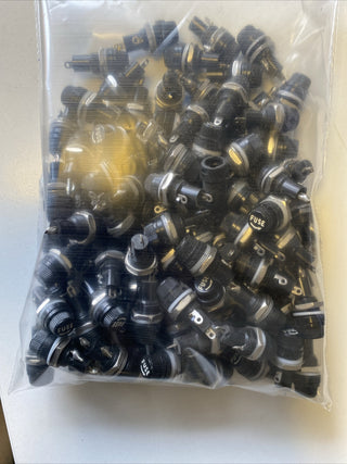 100x Sicherungshalter FH043 10A 250V für 5x20mm Sicherung3