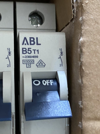 6X ABL Sursum B5 T1 230/400 Leitungsschutzschalter Sicherungsautomat NEU0