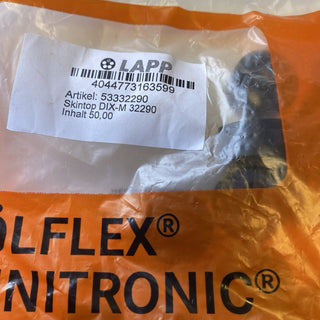 50x LAPP SKINTOP DIX-M 32290 Mehrfachdichteinsatz M32 2x9mm 53332290 NEU & OVP