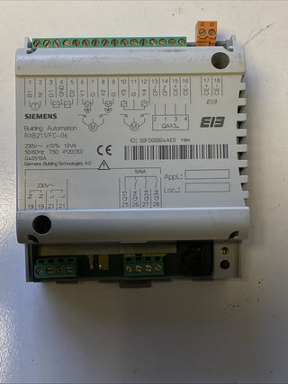 Siemens RXB21.1/FC-06 Raumsteuerung5
