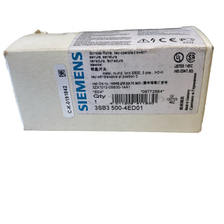Siemens 3SB3500-4ED01 Schlüsselschalter 22mm neu1