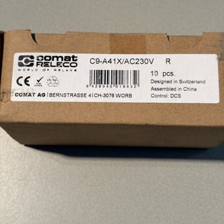 Releco Comat C9-A41X/AC230V, Industrielle Steuerrelais 10er Box0