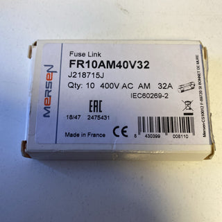 10x Mersen FR10AM40V32 Zylindrische Sicherung 10x38 aM 32A 400V – NEU & OVP1
