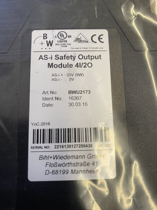 Bihl+Wiedemann BWU2045 – ASi Safety Ausgangsmodul (Gebraucht)7