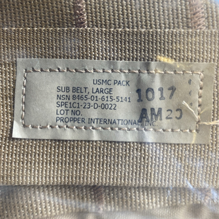[NEU] Original USMC FILBE Sub-Belt Padded Battle Belt – Coyote Brown – Gr. Large