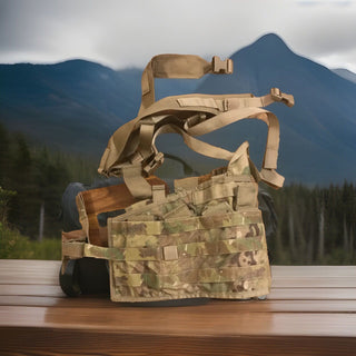 US MOLLE II TAP Tactical Assault Panel MultiCam Chest Rig1