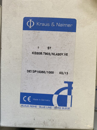 KRAUS NAIMER KG20B T903/NL420Y VE 2