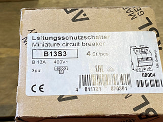 ABL Sursum B13S3 LS-Schalter B13 3-polig 13A 6kA 400V S-Serie – neu2