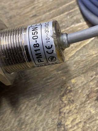 FOTEK PM18-05N-S Induktiver Näherungssensor M18 NPN NO 5mm | Gebraucht1