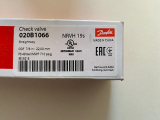 Danfoss NRVH 19s Rückschlagventil 22mm 7/8" (020B1066) Kältetechnik – NEU & OVP0
