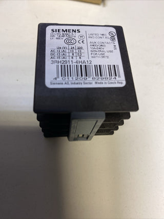 Siemens 3RH2911-4HA12 Hilfsschalterblock für Schütze0