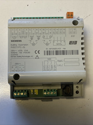 Siemens RXB21.1/FC-06 Raumsteuerung7