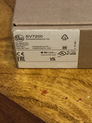 Ifm Electronic SV7200 Vortex-Durchflusssensor SVR34XXXIRKG/US-100 Strömungssenso2