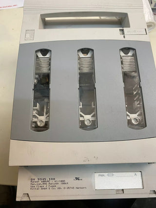 Rittal SV 9345.100 Sicherungshalter – RiLine 60 mm (Class J, 3-polig)3