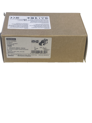 Siemens SIRIUS Leistungsschütz 3RT2015-2BB44-3MA0 7A 3kW 24VDC 2S+2Ö OVP2