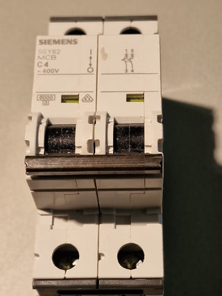 1x Siemens 5SY62 MCB C4 Schutzschalter 400V 30kA 1-polig Schalter #12 gebraucht0
