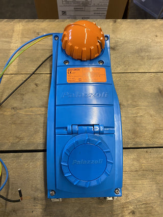 Palazzoli 400126 ULYSSE Wandsteckdose 16A 230V IP67 – Verriegelt & Abgesichert0
