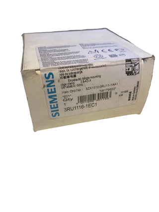 Siemens SIRIUS 3RU1116-1EC1 Thermisches Überlastrelais 2,8...4,0 A (S00) Neu0