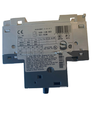 ABB MS116-1.0 Motorschutzschalter Auslöseklasse 10A, 0.63 ... 1.0 A ABB 1SAM25002