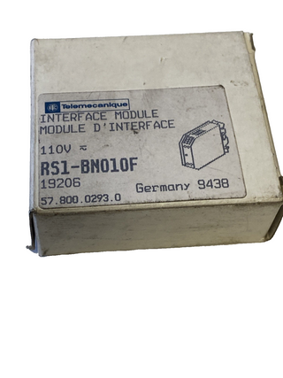 Telemecanique RS1-BN010F Schnittstellenmodul Interface Relais 110V AC/DC – NEU0