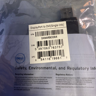 Dell Displayport-auf-DVI-Single-Link-Adapter 470-Aanh3