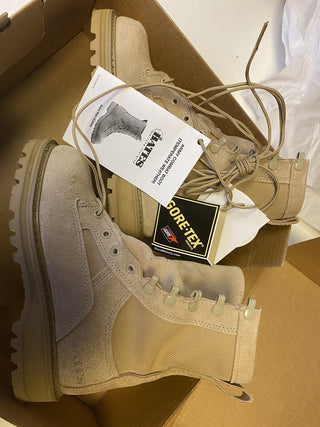 Bates 03-D-0321 US Army Desert Tan Wildleder Segeltuch Schnürung Kampfstiefel 413